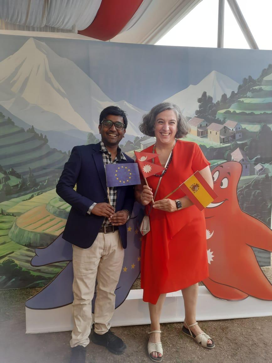 Youth Sounding Board, European Union in Nepal, group photo