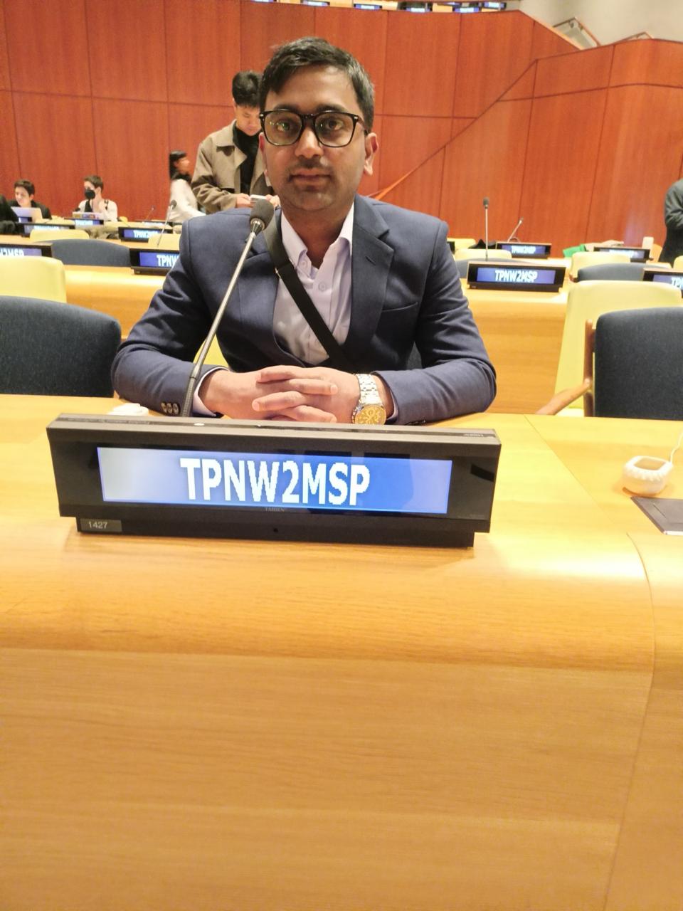 Delegate at the Second Meeting of States Parties to the TPNW